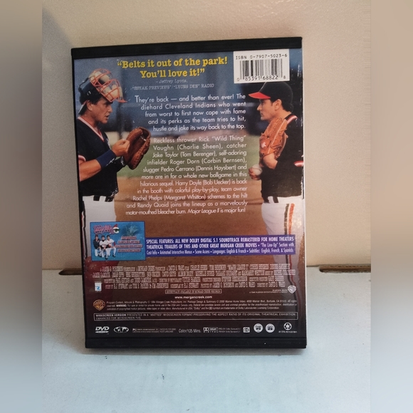 DVD sale...3 for $15... Major League II - Picture 2 of 3